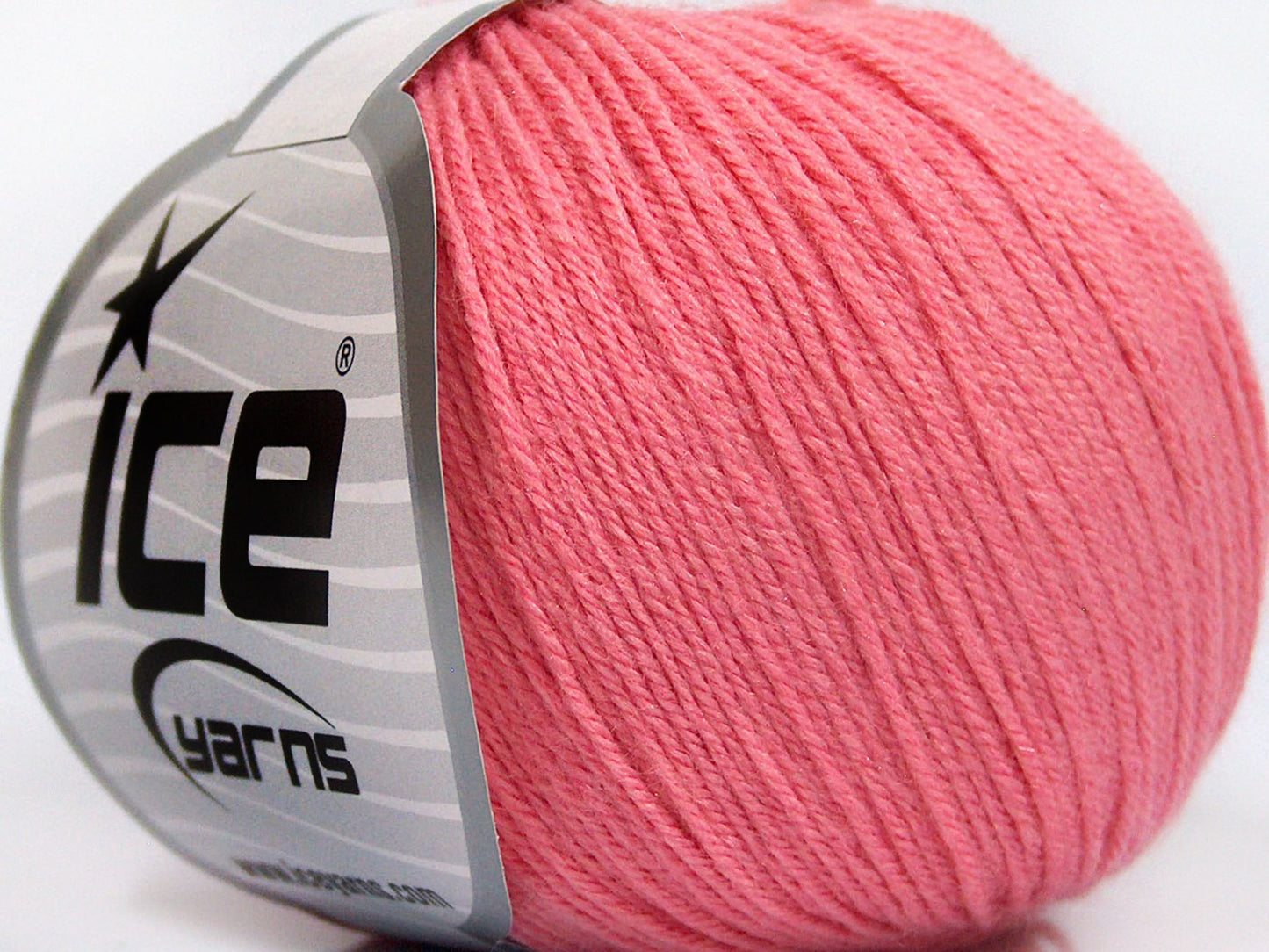 Lot of 8 Skeins Ice Yarns BABY MERINO SOFT (40% Merino Wool) Yarn Pink
