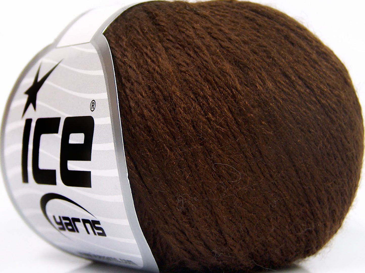Lot of 8 Skeins Ice Yarns BABY MERINO SOFT DK (40% Merino Wool) Yarn Dark Brown