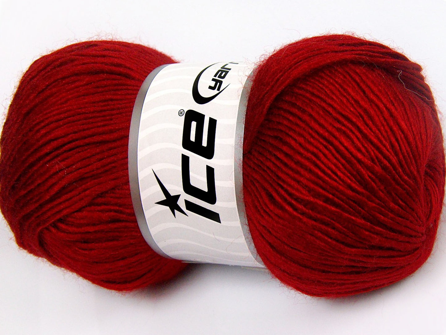 Lot of 4 x 100gr Skeins Ice Yarns RAINBOW SOLID Hand Knitting Yarn Red