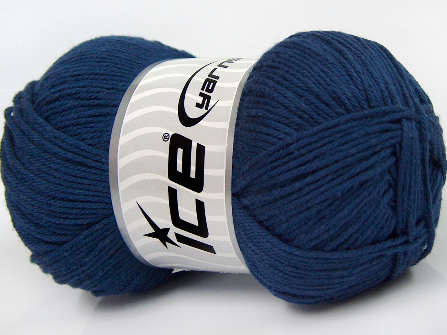 Lot of 4 x 100gr Skeins Ice Yarns BABY COTTON 100GR (100% Giza Cotton) Yarn Navy