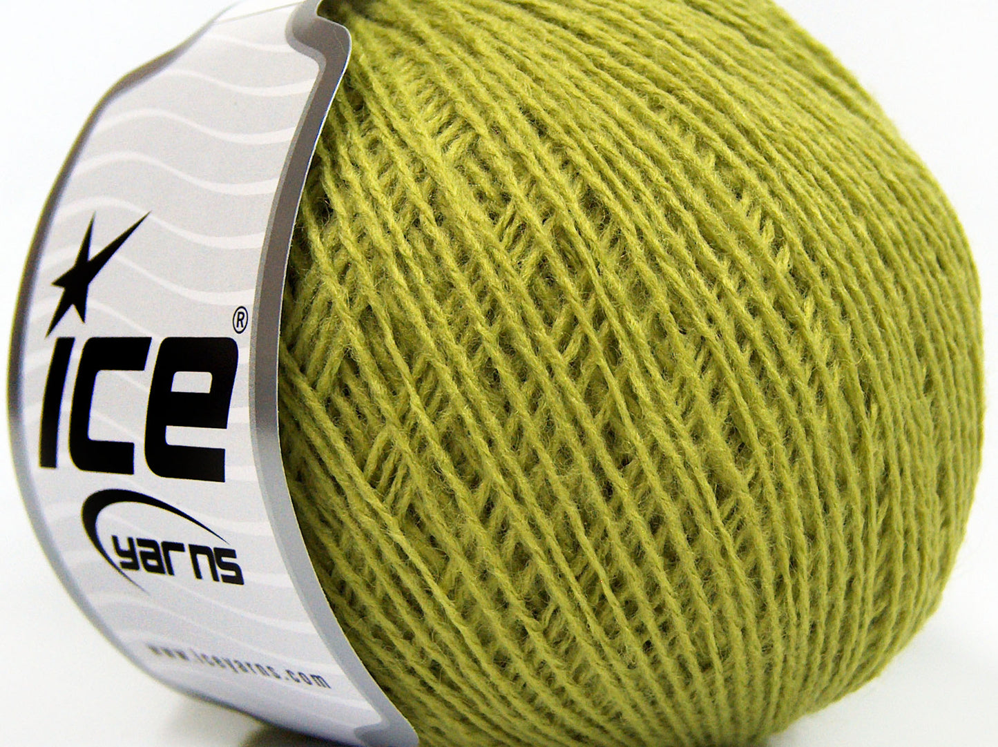 Lot of 8 Skeins Ice Yarns SALE WINTER (30% Wool) Hand Knitting Yarn Light Green