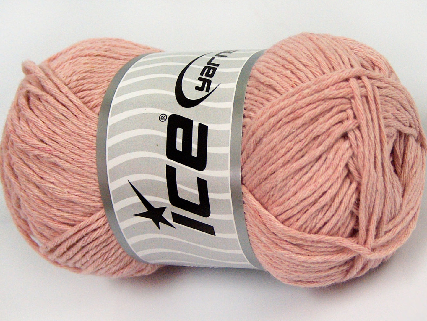 Lot of 4 x 100gr Skeins Ice Yarns NATURAL COTTON WORSTED (100% Cotton) Yarn Baby Pink