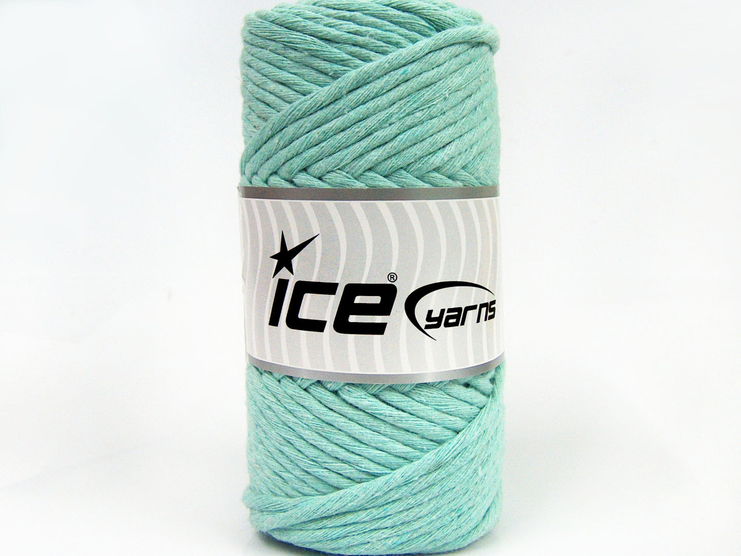 250 gr ICE YARNS NATURAL COTTON JUMBO (100% Cotton) Yarn Mint Green