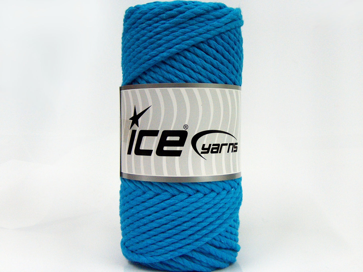 250 gr ICE YARNS COTTON ROPE (100% Cotton) Hand Knitting Yarn Turquoise