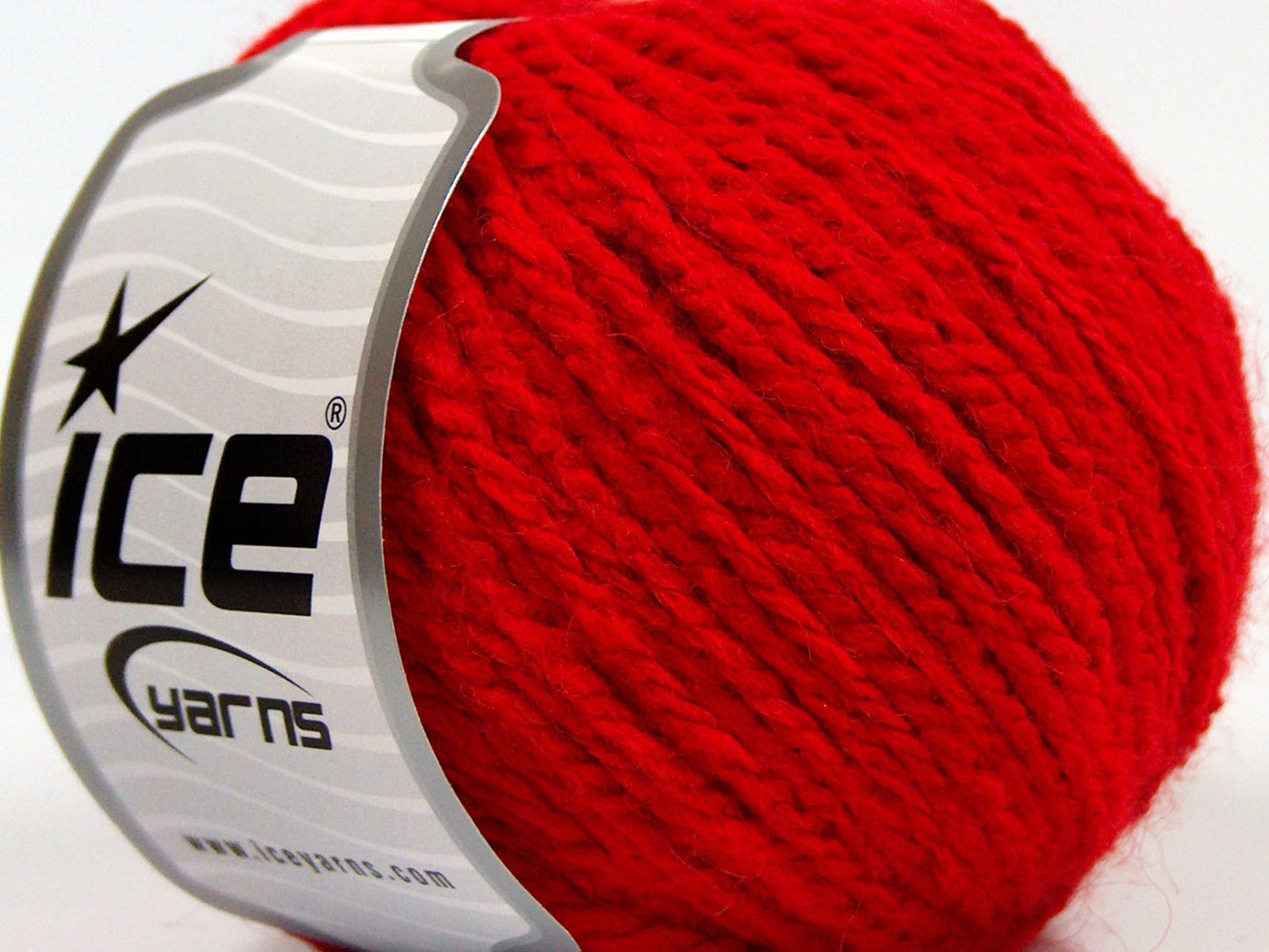 Lot of 8 Skeins Ice Yarns MACARON (3% Elastan) Hand Knitting Yarn Red