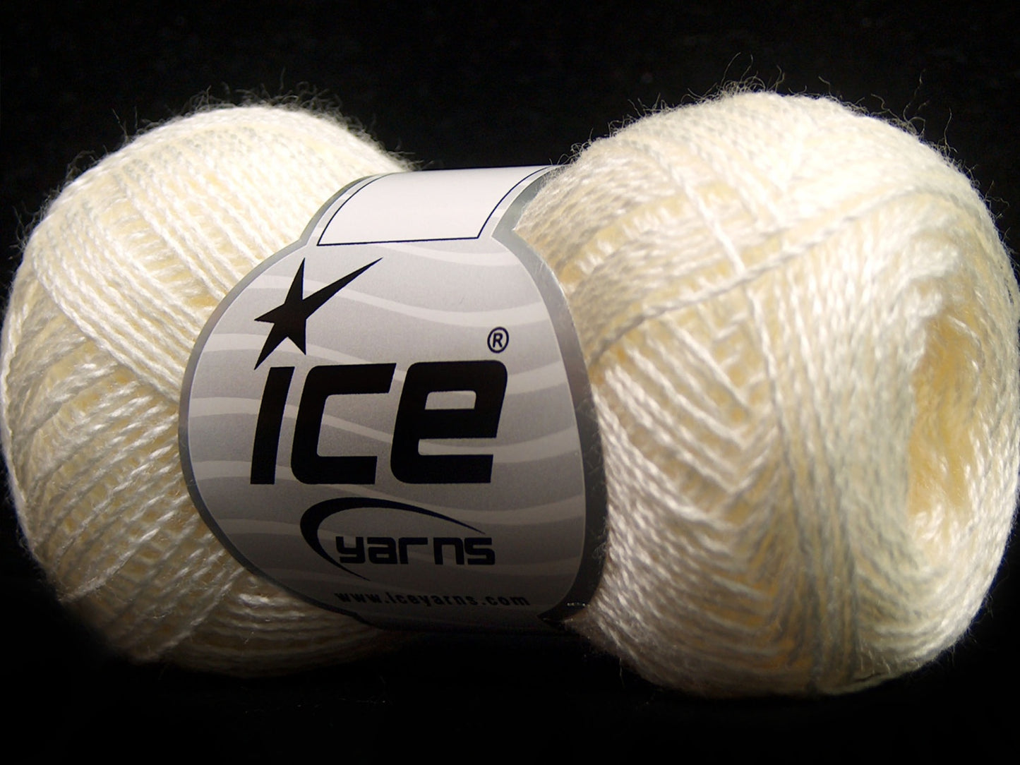 Lot of 8 Skeins Ice Yarns SALE PLAIN Hand Knitting Yarn Light Cream