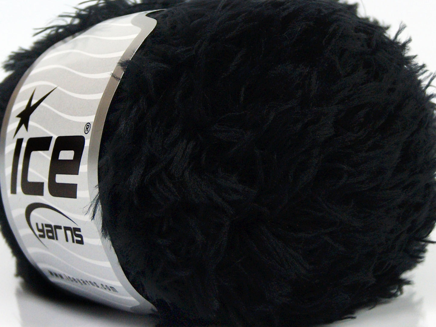 Lot of 8 Skeins Ice Yarns SALE EYELASH (100% MicroFiber) Yarn Black