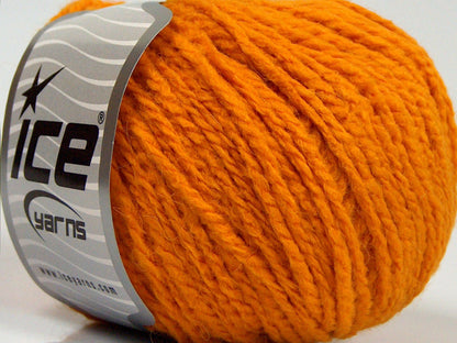 Lot of 8 Skeins Ice Yarns MACARON (3% Elastan) Hand Knitting Yarn Gold