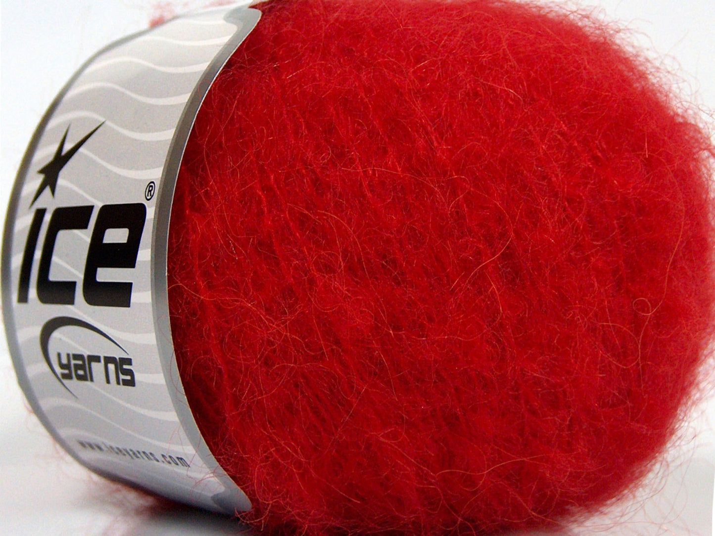 Lot of 8 Skeins Ice Yarns KID MOHAIR ALPACA LIGHT (41% Alpaca Superfine 41% Kid Mohair) Yarn Red
