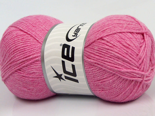 Lot of 4 x 100gr Skeins Ice Yarns BAMBOO BABY (60% Bamboo) Yarn Pink