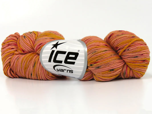 Lot of 3 x 100gr Skeins Ice Yarns HAND DYED CASHMERE (10% Cashmere) Yarn Gold Shades Black Burgundy