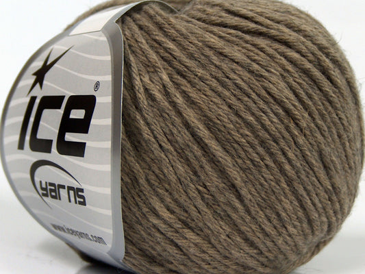 Lot of 8 Skeins Ice Yarns MILANO DK (10% Baby Alpaca 15% Kid Mohair) Yarn Camel