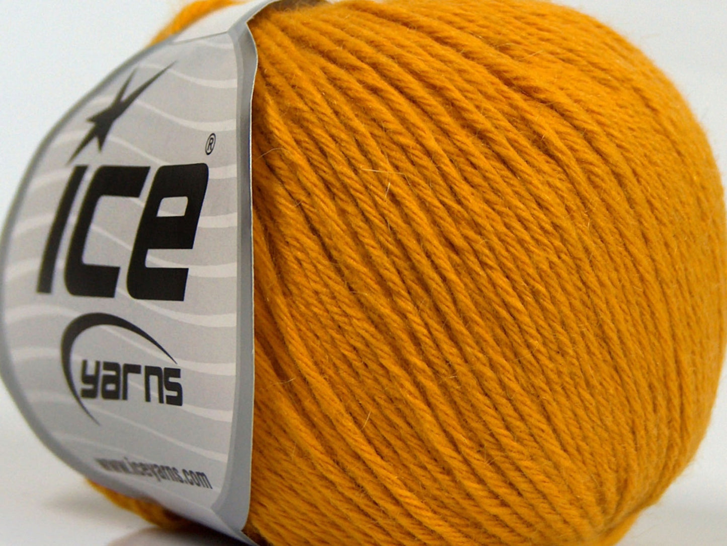 Lot of 8 Skeins Ice Yarns MILANO DK (10% Baby Alpaca 15% Kid Mohair) Yarn Gold