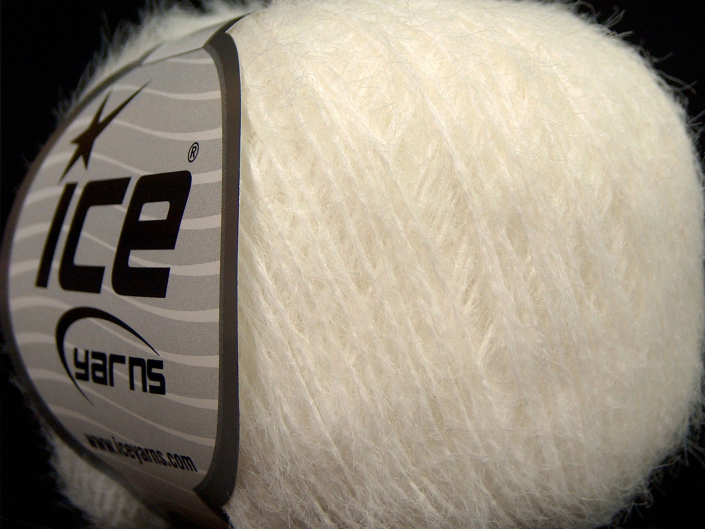 Lot of 8 Skeins Ice Yarns TECHNO FINE Hand Knitting Yarn White