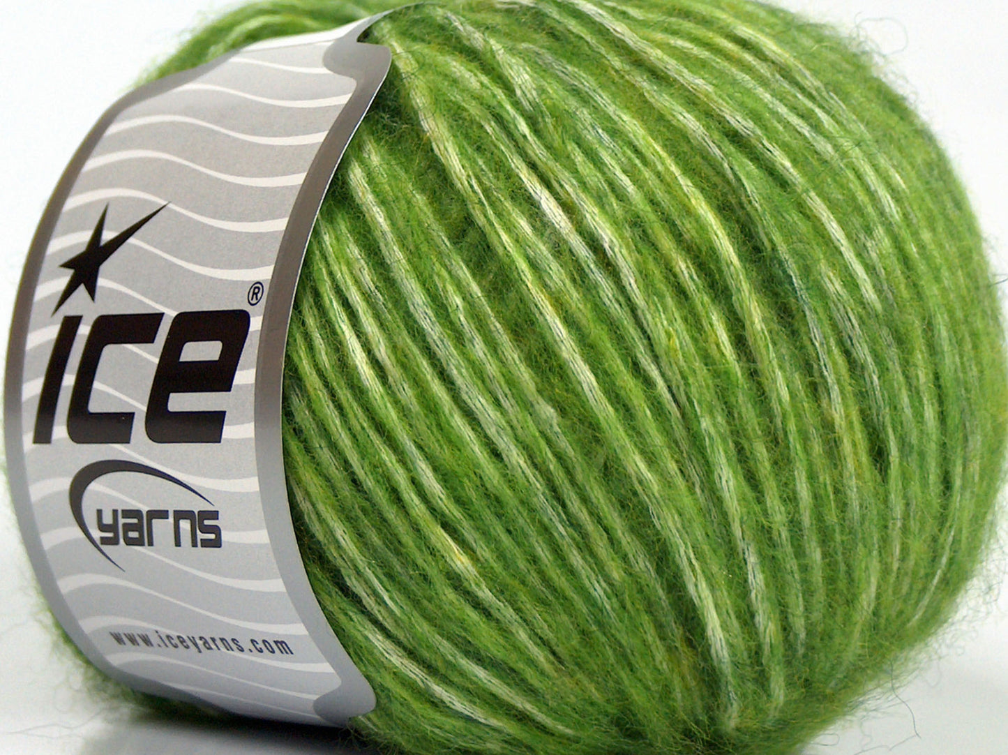 Lot of 8 Skeins Ice Yarns ALPACA COTTON (22% Alpaca Superfine 14% Wool) Yarn Light Green