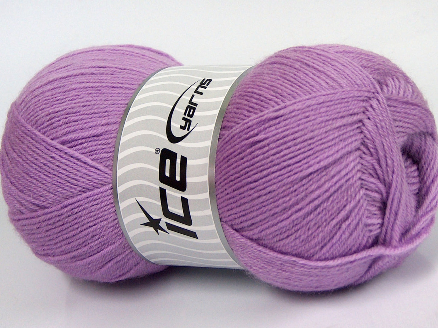 Lot of 4 x 100gr Skeins Ice Yarns MERINO GOLD (60% Merino Wool) Yarn Light Lilac