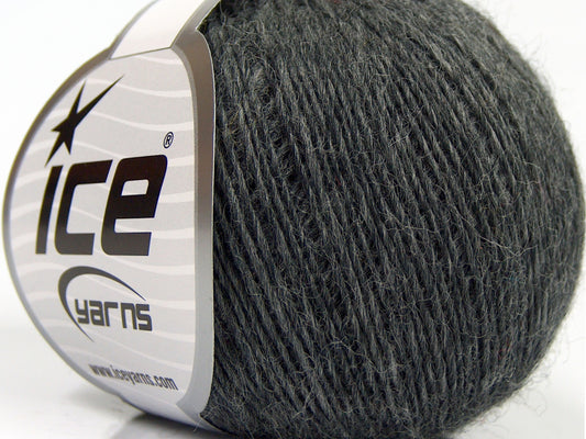 Lot of 8 Skeins Ice Yarns PURE WOOL FINE (100% Wool) Hand Knitting Yarn Grey