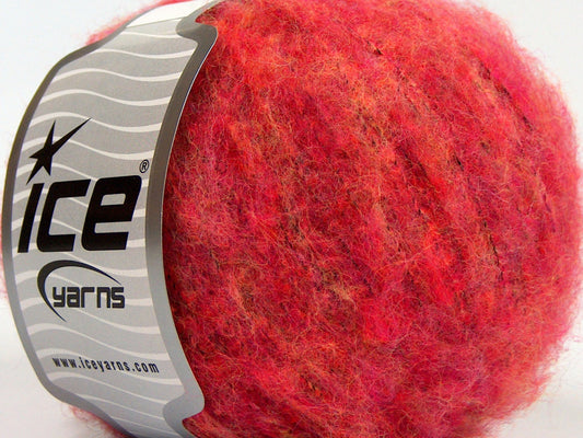 Lot of 8 Skeins Ice Yarns JAGUAR ALPACA (16% Alpaca 24% Wool) Yarn Pink Shades