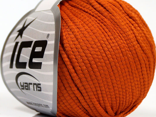 Lot of 8 Skeins Ice Yarns TUBE SOFTY Hand Knitting Yarn Terra Cotta