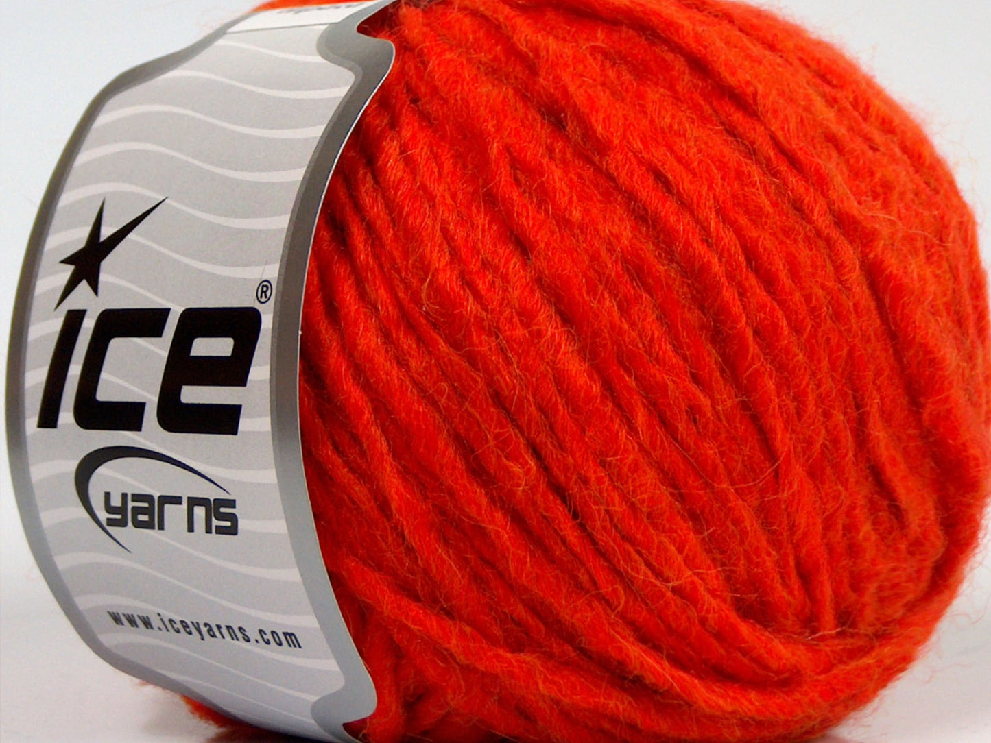 Lot of 8 Skeins Ice Yarns ETNO ALPACA (25% Alpaca 50% Merino Wool) Yarn Neon Orange