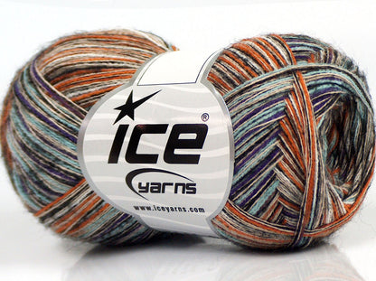 Lot of 8 Skeins Ice Yarns SALE LUXURY-PREMIUM (12% Cashmere 46% Viscose) Yarn Gold Black Turquoise Beige