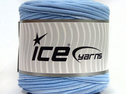 600 gr ICE YARNS UPCYCLED FABRIC 600 (95% Cotton 5% Elastan) Yarn Light Blue
