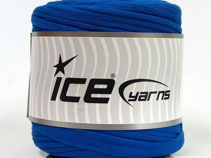 600 gr ICE YARNS UPCYCLED FABRIC 600 (95% Cotton 5% Elastan) Yarn Saxe Blue