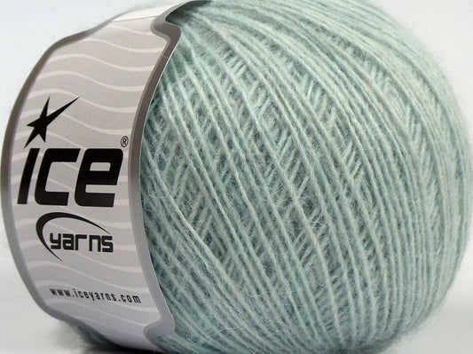 Lot of 8 Skeins Ice Yarns SALE WINTER (10% Wool) Hand Knitting Yarn Light Blue