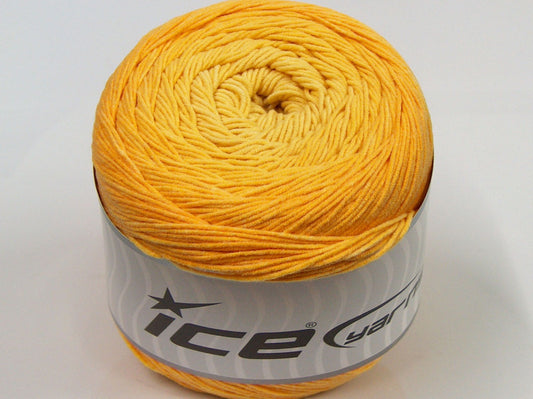 250 gr ICE YARNS CAKES LORENA (55% Organic Cotton) Yarn Gold Shades