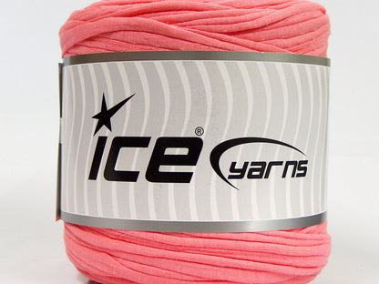 500 gr ICE YARNS UPCYCLED FABRIC 500 (95% Cotton 5% Elastan) Yarn Pink