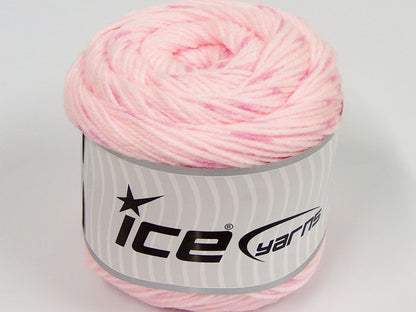 Lot of 2 x 150gr Skeins Ice Yarns SALE CAKES YARN (20% Wool) Yarn Pink