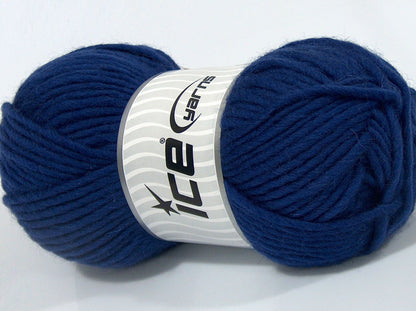 Lot of 4 x 100gr Skeins Ice Yarns TERESINA (100% Wool) Yarn Saxe Blue