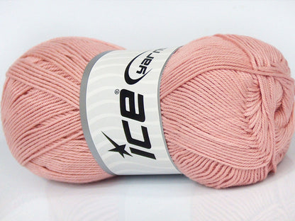 Lot of 4 x 100gr Skeins Ice Yarns AMIGURUMI PURE COTTON (100% Cotton) Yarn Powder Pink