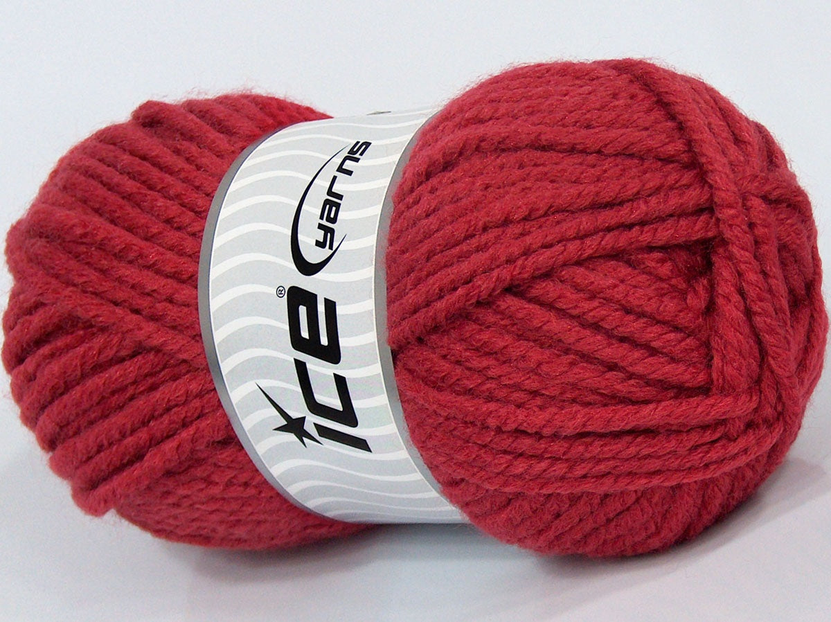 Lot of 4 x 100gr Skeins Ice Yarns SALE PLAIN (15% Viscose) Yarn Dark Orchid