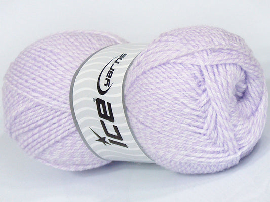 Lot of 4 x 100gr Skeins Ice Yarns SALE PLAIN Yarn Light Lilac Shades