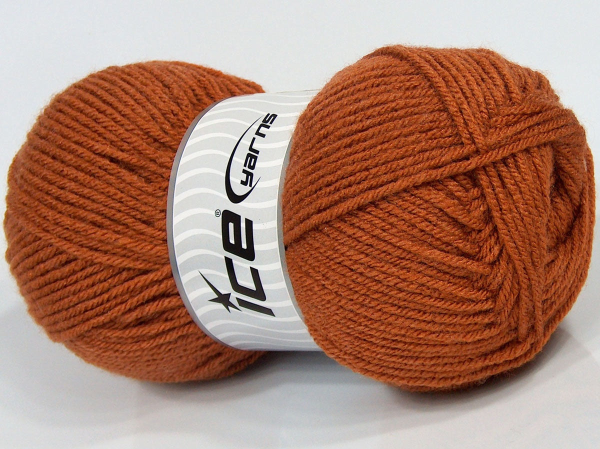 Lot of 3 x 140gr Skeins Ice Yarns SALE PLAIN Hand Knitting Yarn Camel