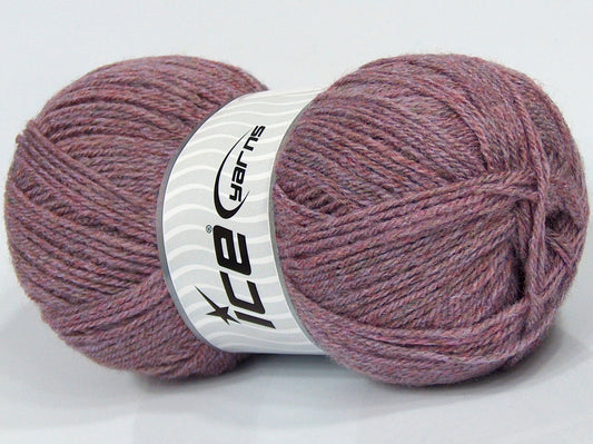 Lot of 3 x 115gr Skeins Ice Yarns SALE PLAIN Hand Knitting Yarn Lavender