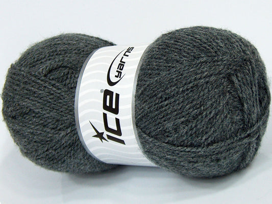 Lot of 4 x 95gr Skeins Ice Yarns SALE PLAIN Hand Knitting Yarn Grey