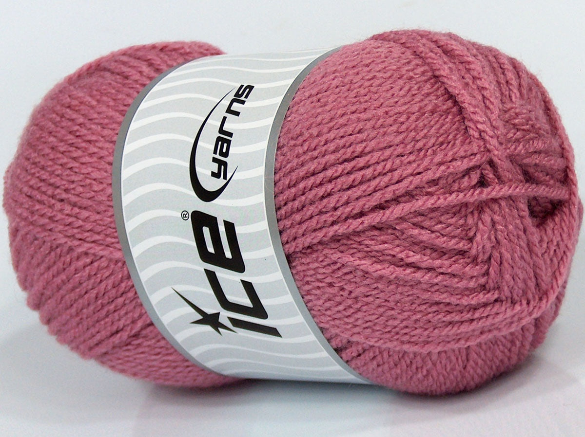 Lot of 4 x 85gr Skeins Ice Yarns SALE PLAIN Hand Knitting Yarn Light Orchid