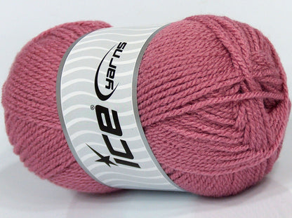 Lot of 4 x 85gr Skeins Ice Yarns SALE PLAIN Hand Knitting Yarn Light Orchid