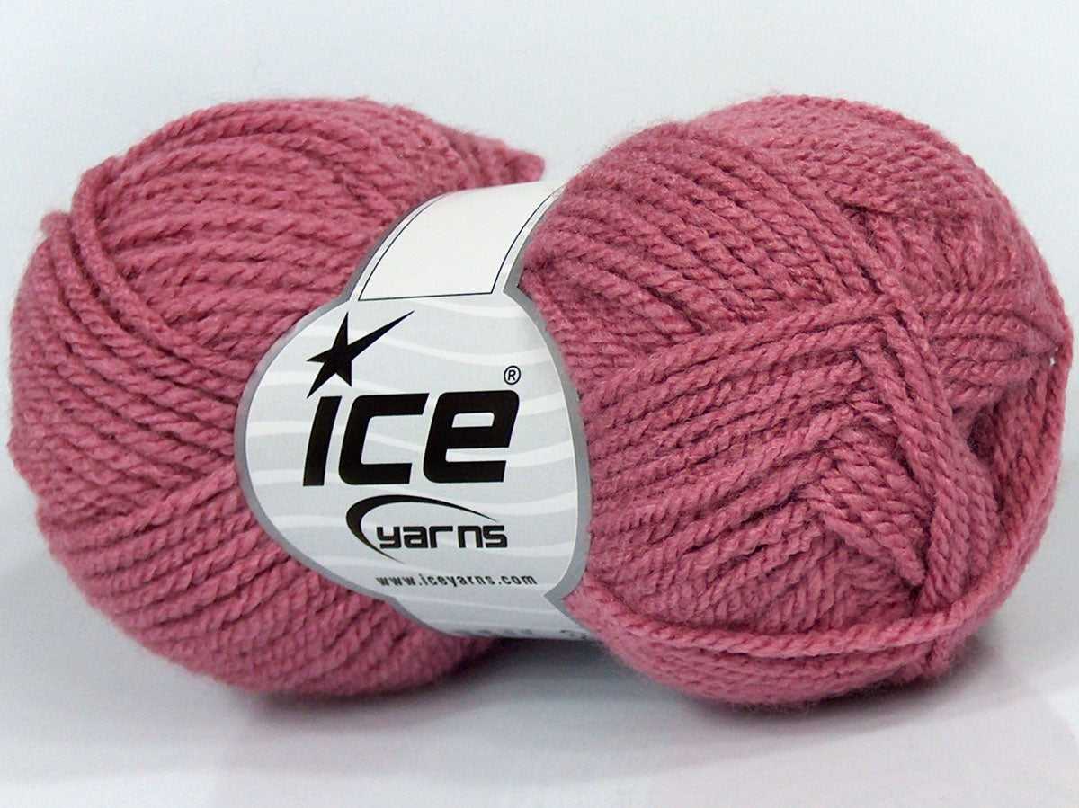 Lot of 6 Skeins Ice Yarns SALE PLAIN Hand Knitting Yarn Light Orchid