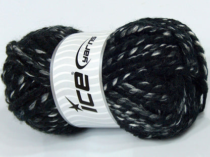 Lot of 4 x 100gr Skeins Ice Yarns MISC SALE (10% Wool) Yarn Black White