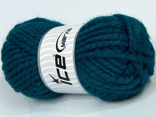 Lot of 4 x 95gr Skeins Ice Yarns SALE WINTER (10% Wool) Yarn Turquoise