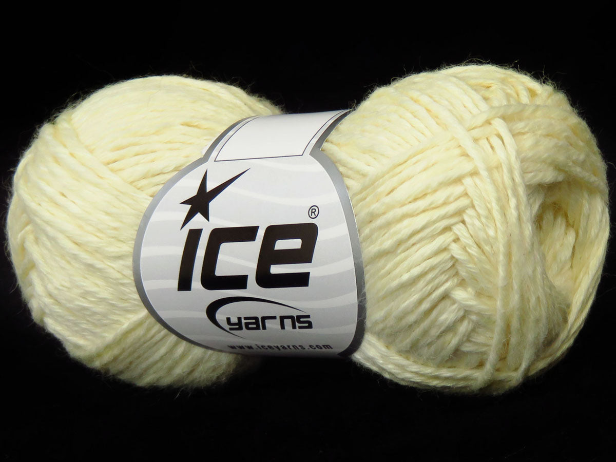 Lot of 6 Skeins Ice Yarns SALE WINTER (40% Wool 60% Viscose) Yarn Cream