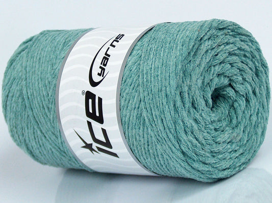 250 gr ICE YARNS MACRAME CHENILLE (100% MicroFiber) Yarn Light Water Green