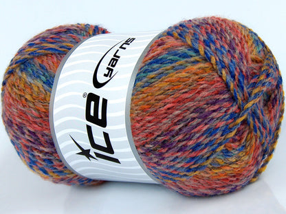 200 gr ICE YARNS LIMEIRA Hand Knitting Yarn Blue Salmon Green Turquoise