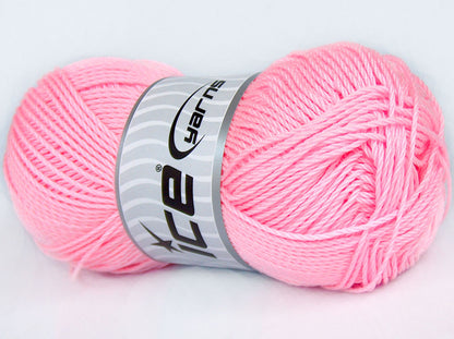 Lot of 4 x 100gr Skeins Ice Yarns WAYUU Hand Knitting Yarn Pink
