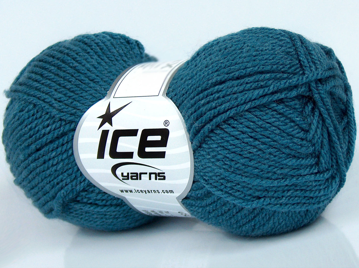 Lot of 6 Skeins Ice Yarns SALE PLAIN Hand Knitting Yarn Turquoise