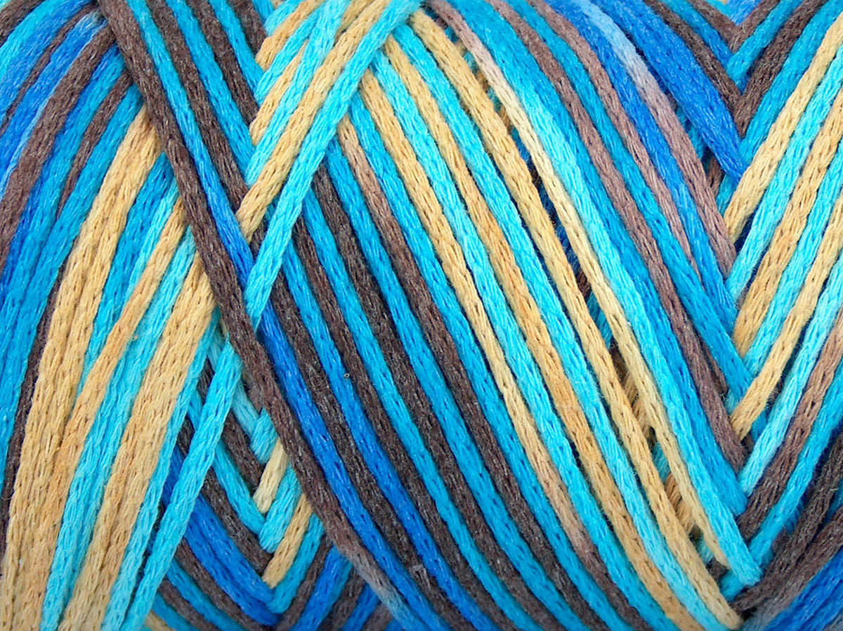 Imprimé macramé en coton