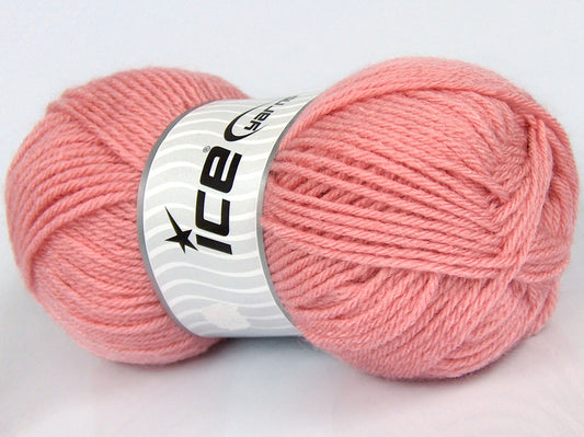 Lot of 4 x 115gr Skeins Ice Yarns SALE PLAIN Hand Knitting Yarn Pink